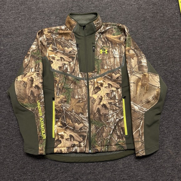 Under Armour Scent Control Infrared Storm Speed Freek Hunting Jacket Realtree L